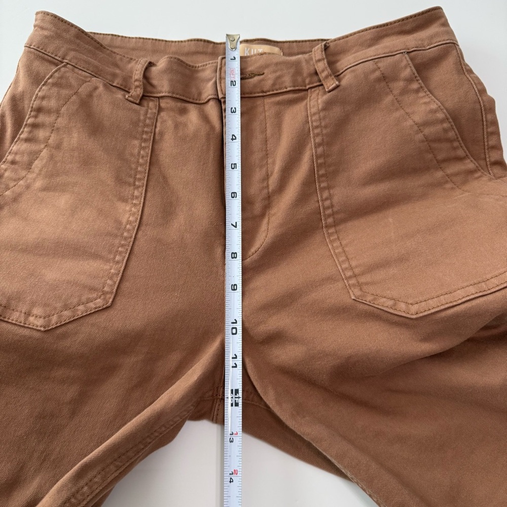 Kut from the Kloth Tan Wide Leg Jeans - Picture 10 of 14